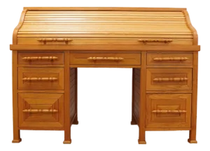 Vintage Oak Rolltop Desk