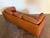 Vintage 1970's Cognac Leather Sofa For Sale - Image 15 of 18