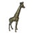 Vintage Brass Giraffe, 11” For Sale