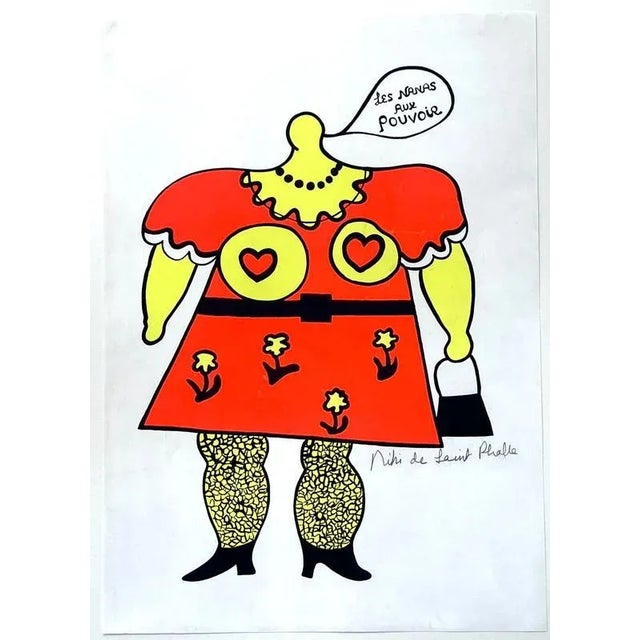 Niki De Saint Phalle, The Nanas in Power, 1970s, Silkscreen For Sale - Image 6 of 7