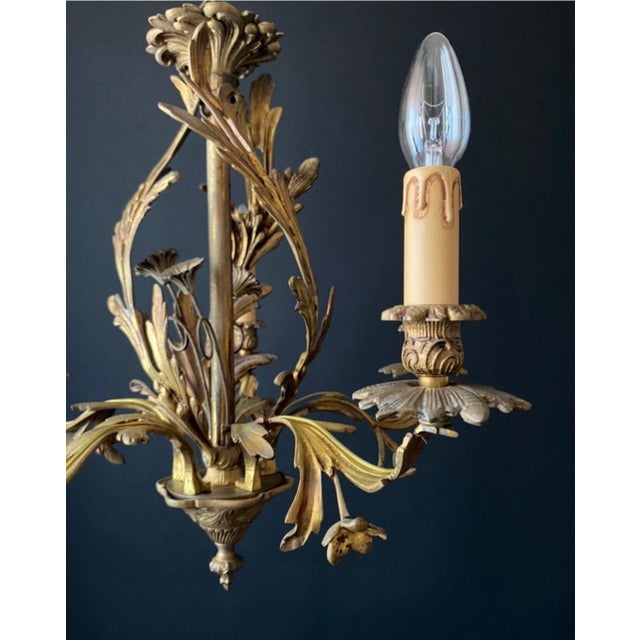 Vitnage Chandelier in Bronze, 1960s For Sale - Image 11 of 13