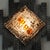 Mid-Century Modern Brutalist Style Wall Lamp in Wrought Iron and Glass, 1970s For Sale - Image 4 of 13