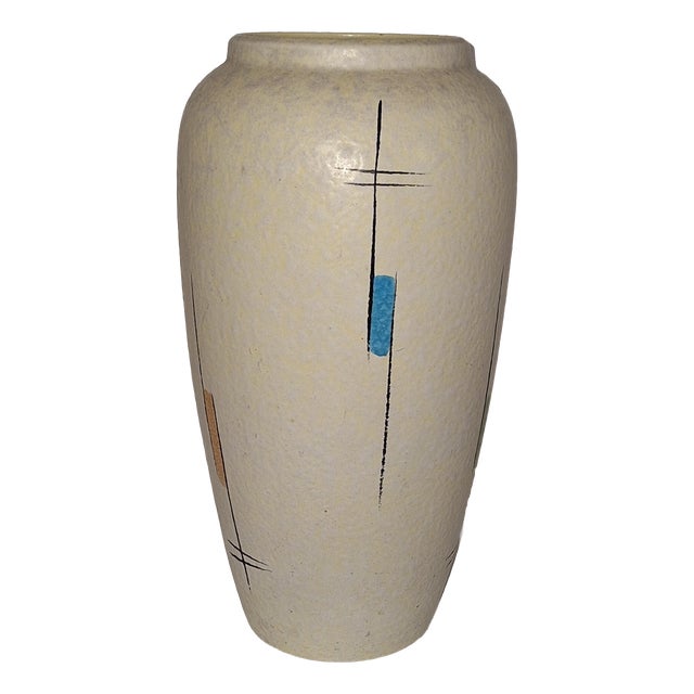 Mid-Century German Ceramic Model Number 624-45 Vase, 1950s For Sale