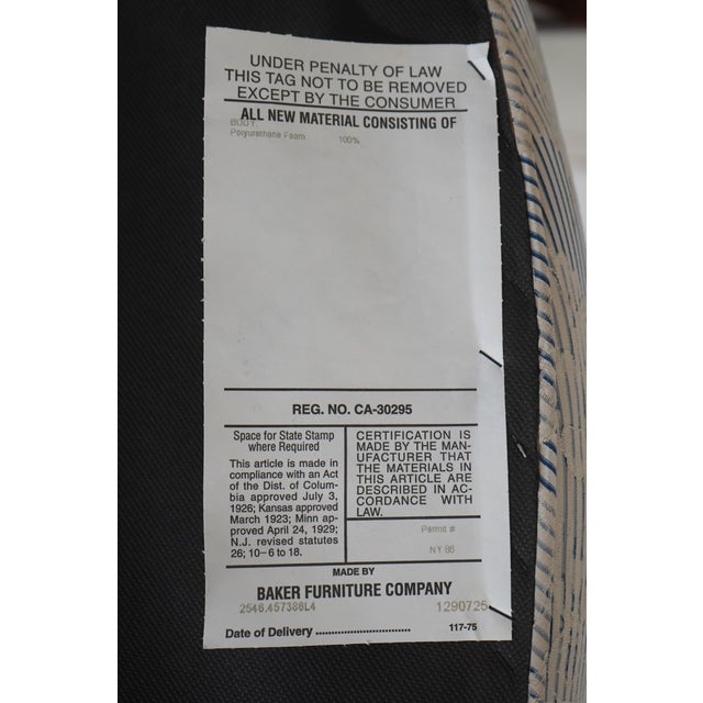 Set of 8 Baker Mahogany Shield Back Dining Chairs For Sale - Image 18 of 18