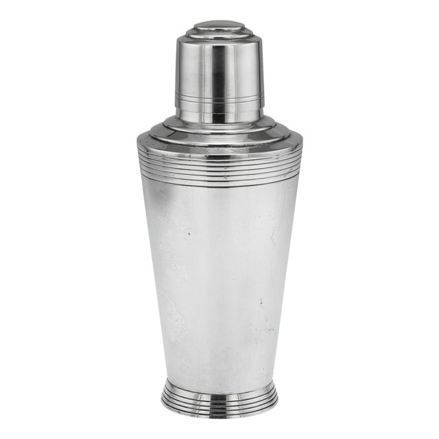 20th Century English Silver Cocktail Shaker by Mappin & Webb, Sheffield, 1932 For Sale