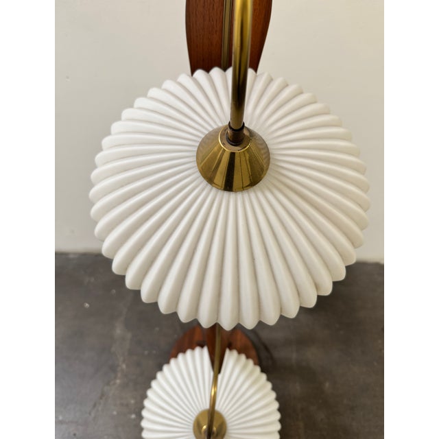1950s Mid Century Modern Reflecting Iconic Aesthetics Floor Lamp For Sale - Image 5 of 12