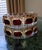 1920s Moser Art Deco Czech 24k Gold & Ruby Cabochon Crystal Pair of Ashtrays For Sale In Orlando - Image 6 of 10