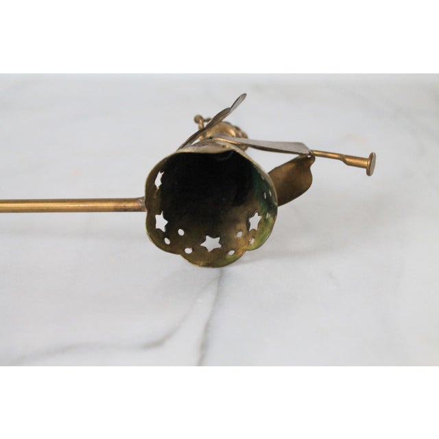 Vintage Brass Angel Candle Snuffer For Sale In Milwaukee - Image 6 of 7