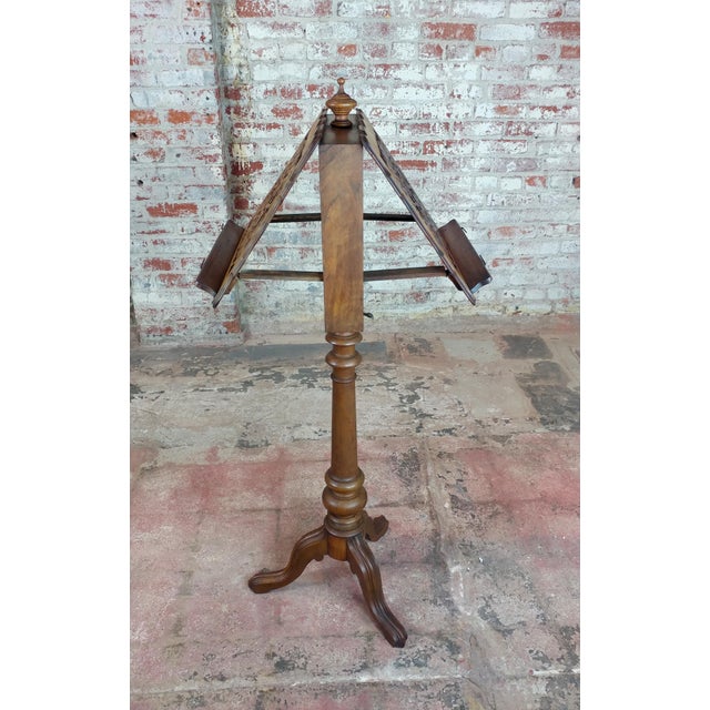 19th C. Victorian Walnut Double Music Stand Chairish