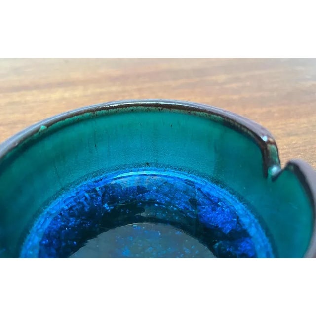 Mid-Century Brutalist German Studio Pottery Ashtray by Gerhard Liebenthron, 1969 For Sale - Image 10 of 13