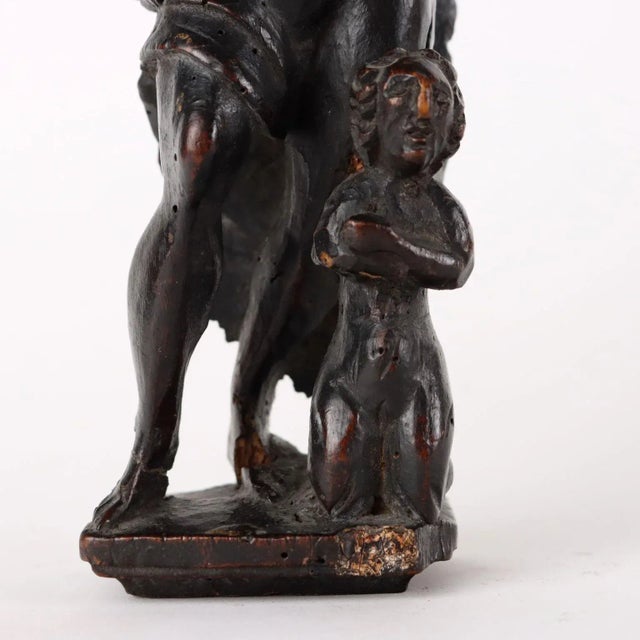 17th Century Mannerist Wood Sculpture, Italy For Sale - Image 4 of 9
