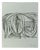 Franz Priking, Composition with Lines, Lithograph For Sale