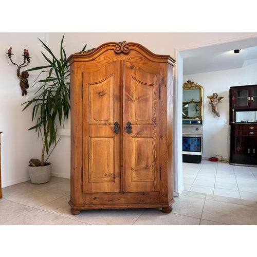 Farmhouse Cabinet in Softwood For Sale - Image 3 of 11