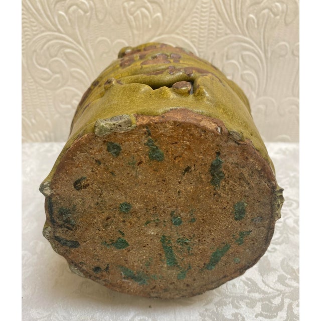 Ceramic Vintage 1970’s Brutalist Coiled Studio Pottery Vase For Sale - Image 7 of 10