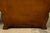 1920s French Art Deco Scalloped Back Cognac Leather Club Chairs – A Pair For Sale - Image 18 of 18