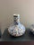 Ceramic Pair of Blue & White Floral Porcelain Vases For Sale - Image 7 of 8