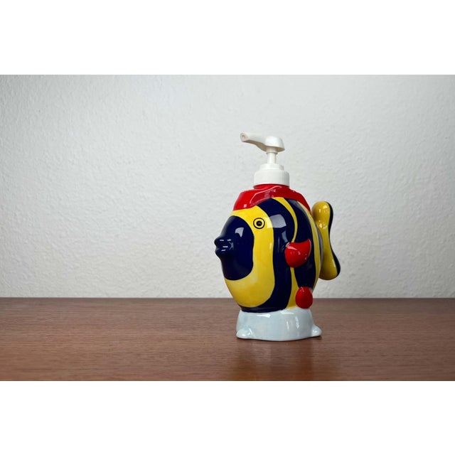 Ceramic Postmodern Ceramic Fish Soap Pump Dispenser from Allure, 1999, 1990s For Sale - Image 7 of 18