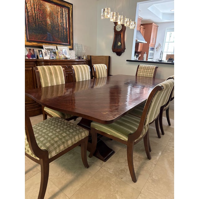 Tuscan Emanuel Morez Country Trestle Wood Extension Dining Table For Sale - Image 3 of 18