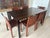 6 original Cab dining chairs designed by Mario Bellini, manufactured by Cassina. Russian red leather. These chairs are 45...