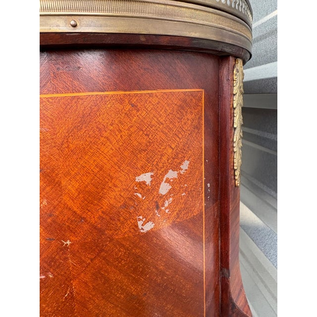 Antique French Louis XV-Style Marble Top Side Table For Sale In Philadelphia - Image 6 of 10