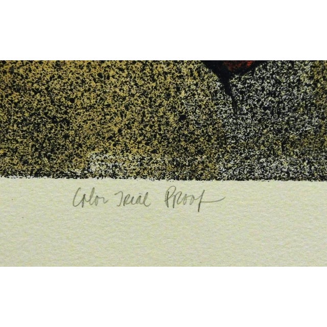 Impressionist Larry Fodor "Shield Series 1" Serigraph on Paper Hand Signed Make an Offer! For Sale - Image 3 of 5