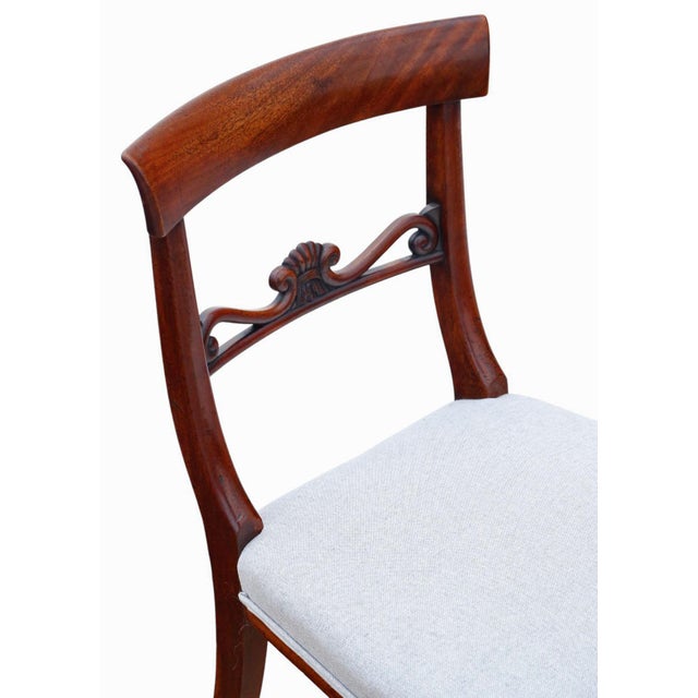 Antique Mahogany Dining Chairs, 1825, Set of 8 For Sale - Image 5 of 11
