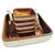 Mid-Century Modern 1960s Mid Century Modern Genuine Shell-Craft Products Capiz & Wood Salad Set - 7 Pieces For Sale - Image 3 of 17