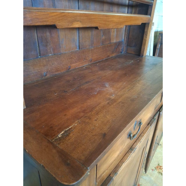 Large 2-Piece Fruitwood Sideboard in 18th-Century Provincial Style For Sale - Image 3 of 6