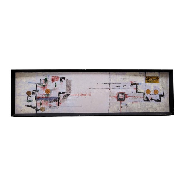 J. C. Cárdenas, Composition, 20th Century, Acrylic on Canvas For Sale - Image 17 of 17