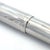 Elegant Cartier rollerball pen in a palladium finish with signature rivet pattern and blue resin cabochon on the cap. This...
