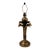Late 20th Century Hart Associates Brass Palm Leaf Table Lamp For Sale
