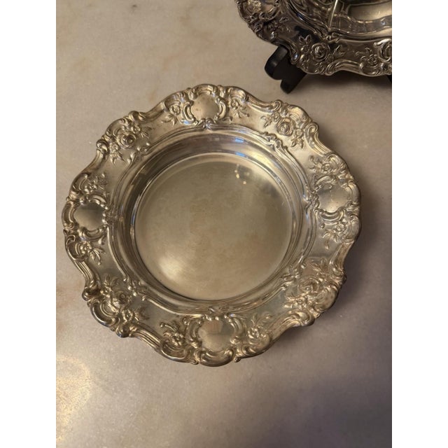 Towle Silversmiths Vintage Towle Silverplate 7" Old Master Bowls - Set of 3 For Sale - Image 4 of 8