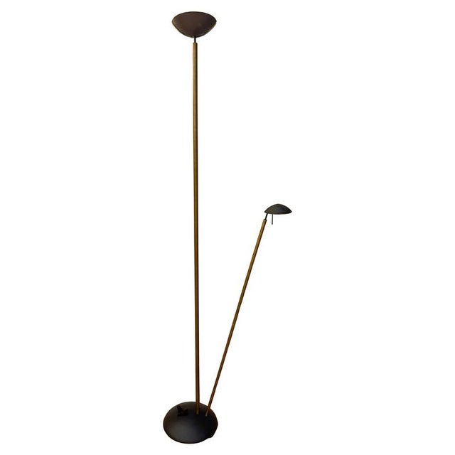 Bronze Uplighter and Reading Floor Lamp by Tobias Grau, 1990 For Sale - Image 14 of 14