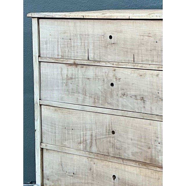 Vintage Bleached Biedermeier Chest of Drawers For Sale - Image 9 of 12