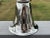 Mid-Century Modern Mid 20th Century Steel, Chrome and Wood Bell-Shaped Decanter For Sale - Image 3 of 7