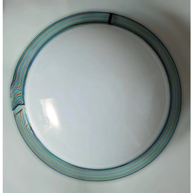 1960s 1960s Murano Rainbow Flush Mount For Sale - Image 5 of 8