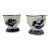 Pair of Mid 20th Century Delft Egg Cups For Sale