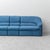Modular Sofa in Blue Fabric, 1970s, Set of 4 For Sale - Image 3 of 14