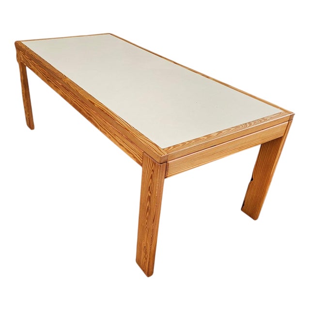Pine Dining Table with Formica Top, 1970s For Sale