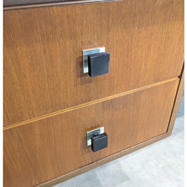 Brown Vintage Double-Sided Desk from Combineurop, 1960s For Sale - Image 8 of 10