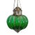 Vintage Green Glass Pumpkin Lantern Medium For Sale