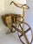Mid-Century Modern Vintage Wicker and Bamboo Bicycle Basket Decor For Sale - Image 3 of 7