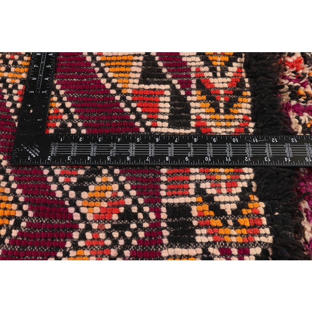 Textile Vintage Beni M'Guild Moroccan Rug, 07'01 X 14'03 For Sale - Image 7 of 10