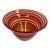 Waterford Evolution Collection Striped Art Glass Bowl For Sale