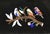 Mid-Century Italian Pietra Dura Bird Wall Plaques in Silvered Frames, Set of 4 For Sale - Image 13 of 18