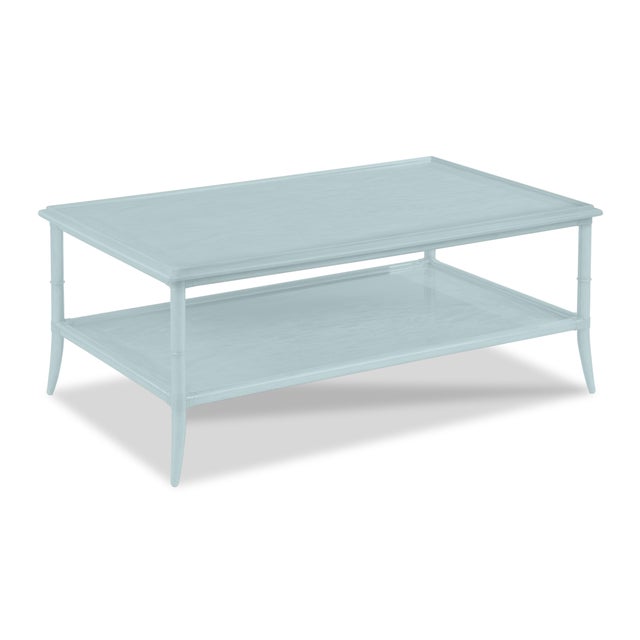 Chippendale Paxton Rectangular Cocktail Table, Smoke For Sale - Image 3 of 3