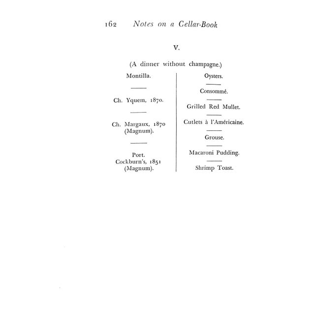 "Notes on a Cellar-Book" 1933 Saintsbury, George For Sale - Image 4 of 6