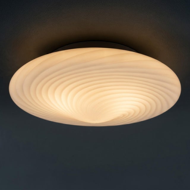 A masterpiece of lighting design that perfectly embodies the futuristic aesthetics of the space age. This rare and highly...