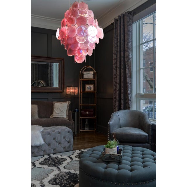 2000 - 2009 Vintage Italian Murano Chandeliers, 2000s, Set of 2 For Sale - Image 5 of 17