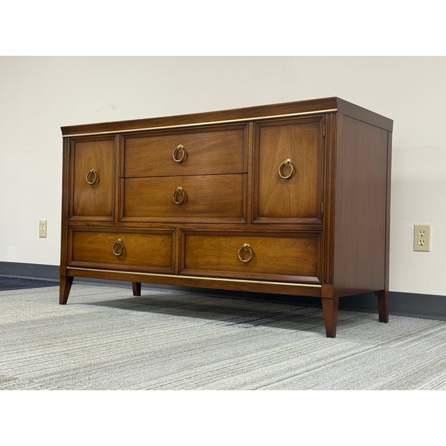 Mid-Century Mahogany Credenza / Sideboard ~ Great as Tv Stand For Sale - Image 13 of 13